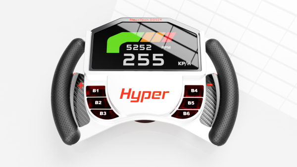 Adjustble Hyper Racing Hyper Racing Multifunction Steering Wheel β Hyper Racing